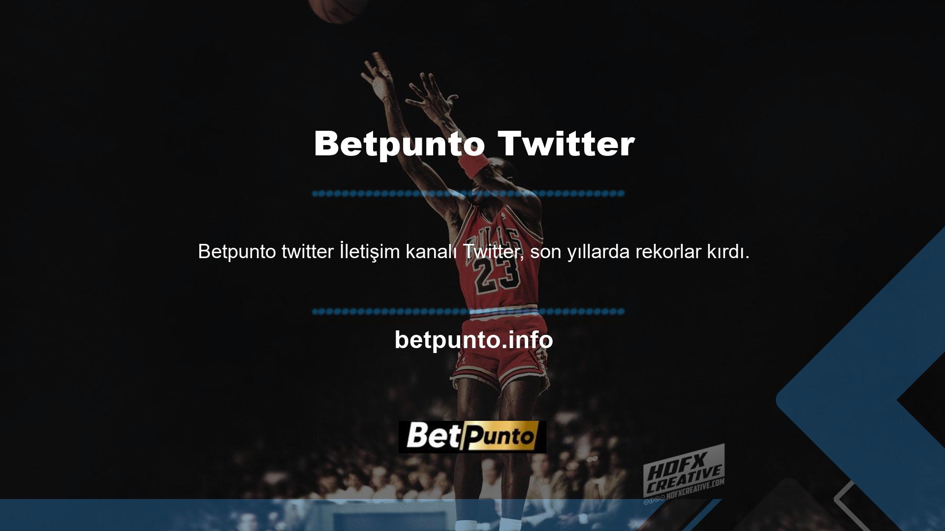 Betpunto Twitter hesabını takip edin, çeşitli avantajlardan yararlanın